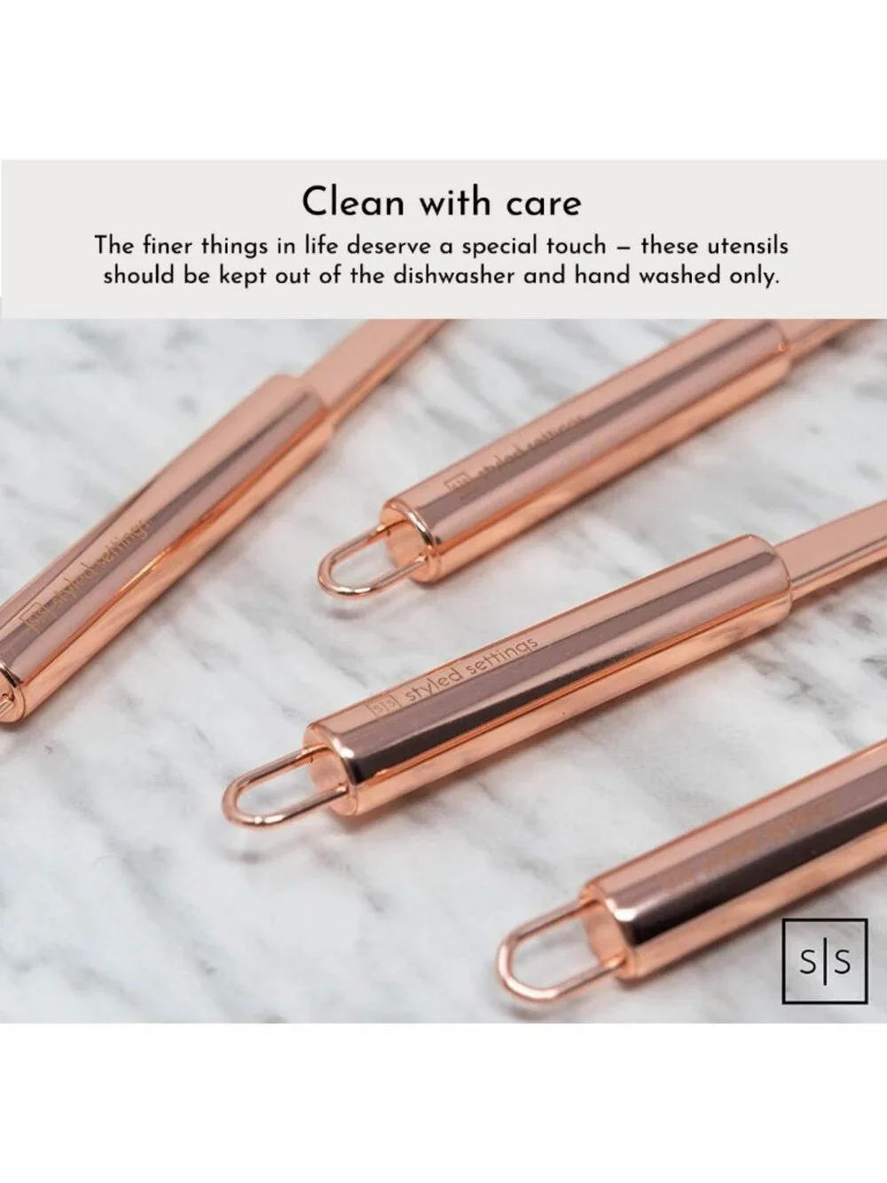 5-Piece Copper Kitchen Utensils Set - Stylish, Durable, Essential Cooking Tools